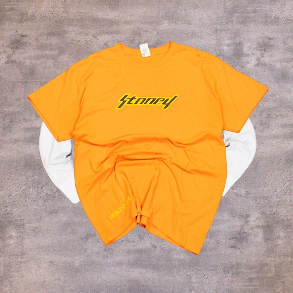 Post Malone Stoney Hunt Club Bright Orange Short Sleeve T-Shirt